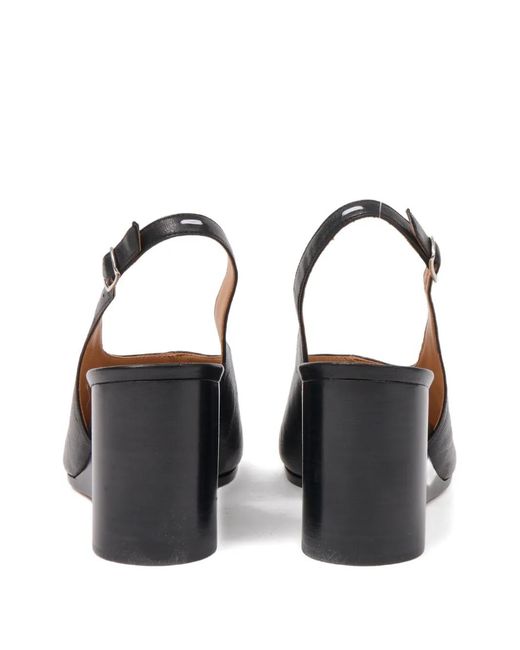 Maison Margiela Black Leather Pumps