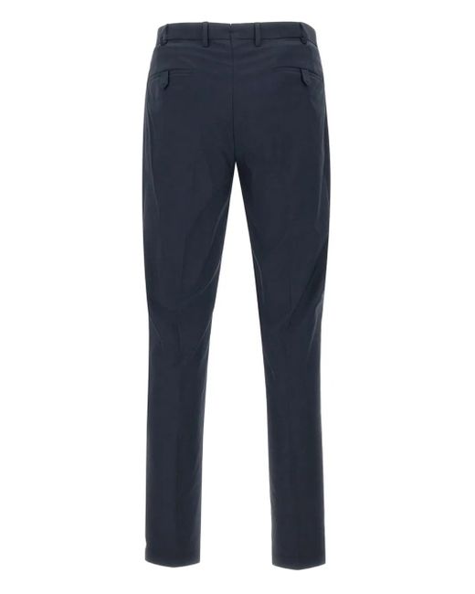 Devore Blue Pleated Trousers for men