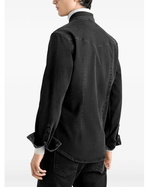 Dolce & Gabbana Black Denim Shirt for men