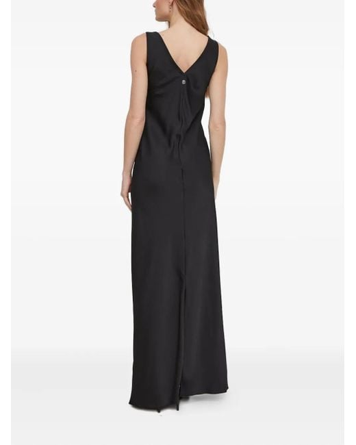 Joop! Black Satin Maxi Dress