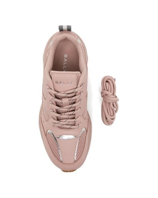 Bally Pink Woge Trainers