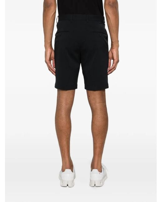 J.Lindeberg Black Vent Shorts for men