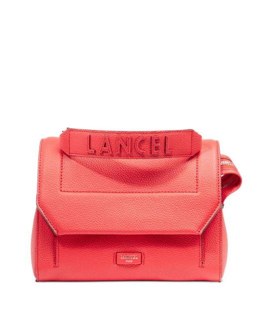 Lancel Red Medium Leather Cross Bag