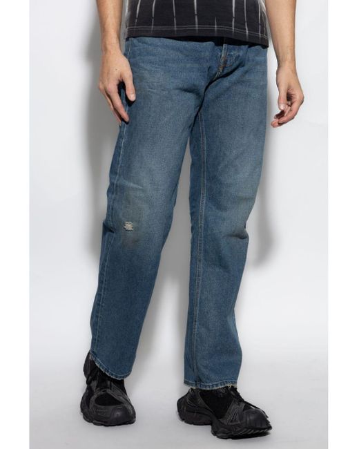 Diesel Men's Eeper Blue Denim Jeans Blue