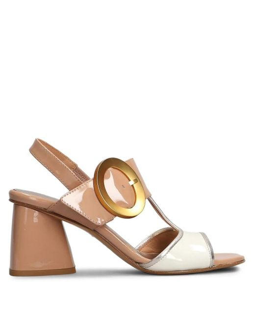 Mara Bini White Cut-Out Sandals