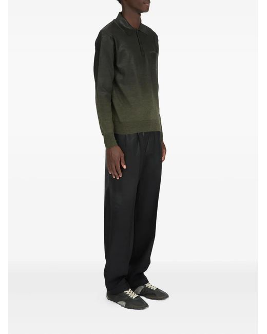 Maison Margiela Green Pocket Polo Shirt for men