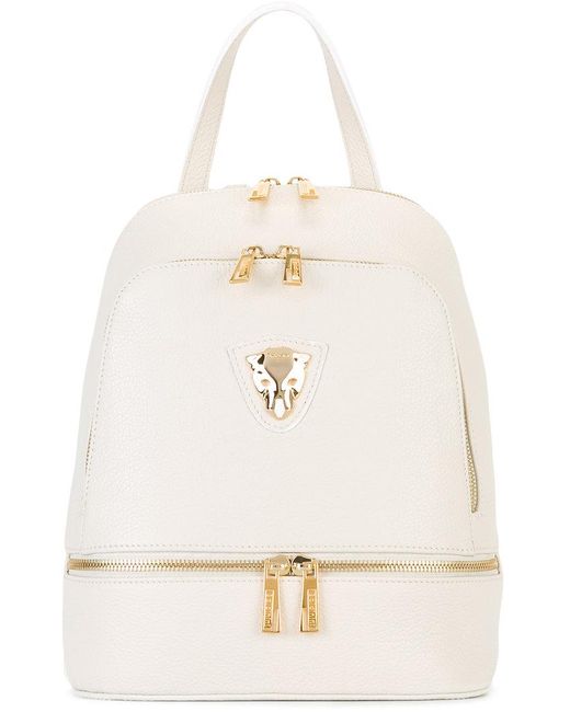 Baldinini Leather Gold-tone Zips 