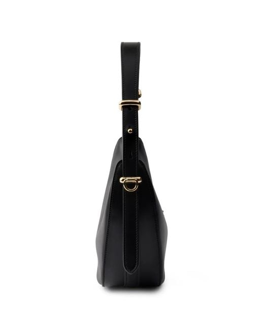 Bolso De Hombro Arqué Mini Prada de color Black