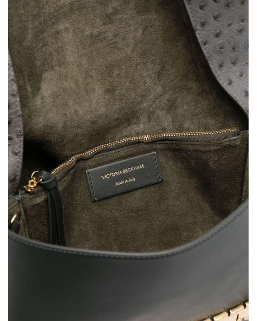 Victoria Beckham Gray Chain Pouch Shoulder Bag