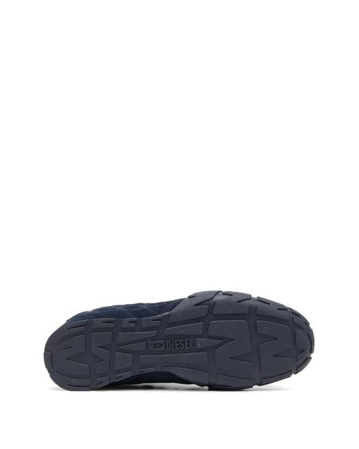 DIESEL Blue S-Pagodha Quilted Sneakers for men
