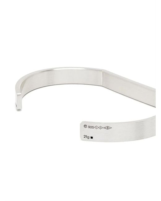 Le Gramme White Sterling 21G Gordon Bracelet