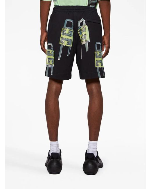 Givenchy Bermuda Shorts in het Black voor heren