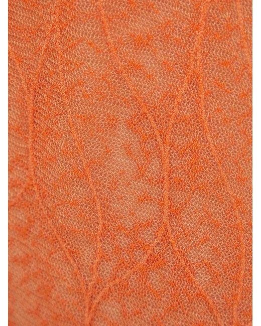 Résumé Opengewerkte Broek in het Orange