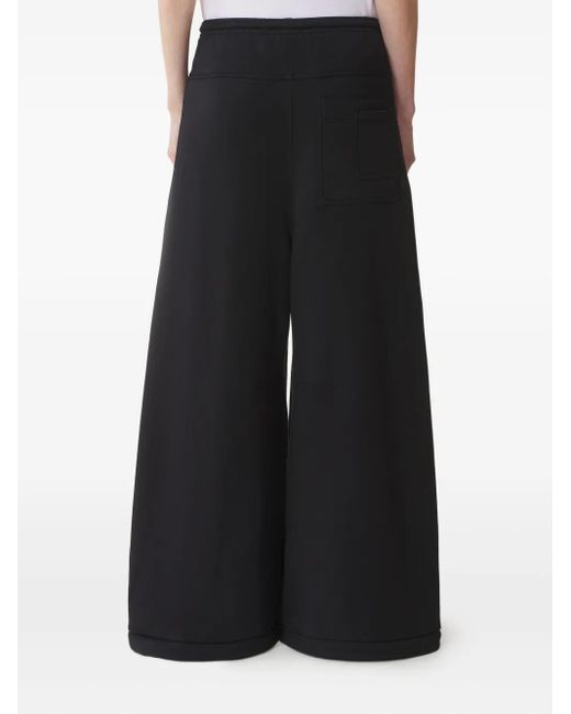Lanvin Black Pleated Drawstring Trousers