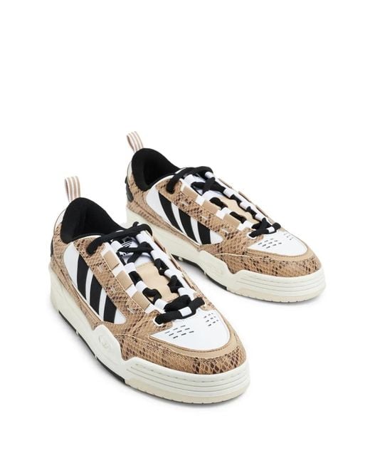 Adidas White Adi2000 Low-Top Sneakers for men