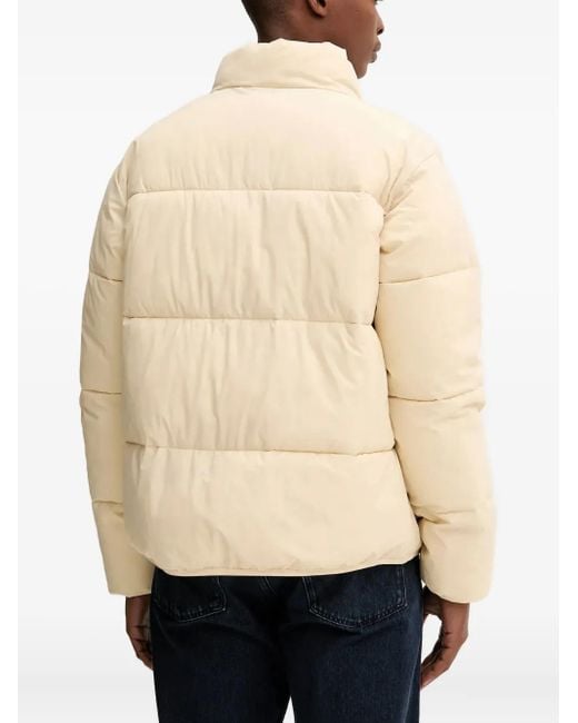 Dickies Natural Summerdale Logo-Detail Quilted Jacket for men