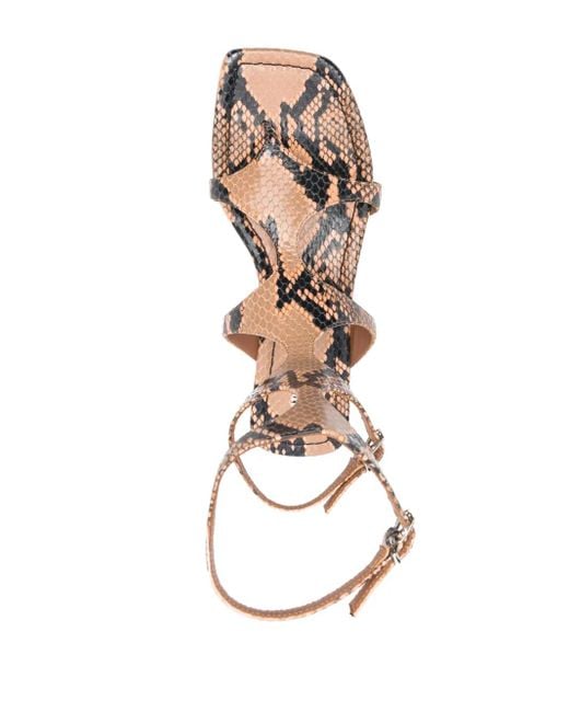 Sandales Uma En Cuir Paris Texas en coloris Metallic