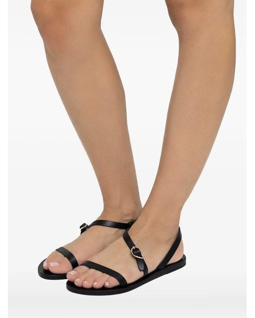 Ancient Greek Sandals White Sandalo Piatto 'niove'