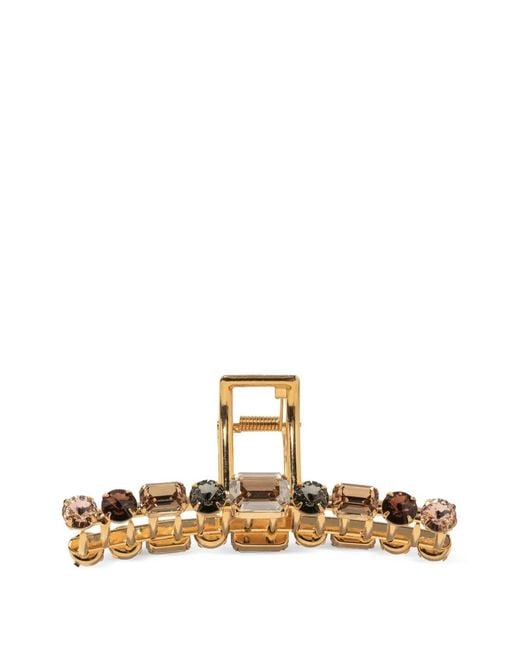 Jennifer Behr Metallic Crystal-Embellished Jaw Clip