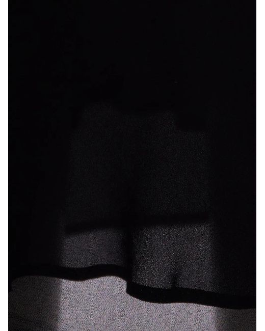 Marella Black Slit Skirt