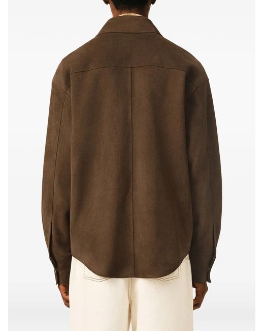 Giacca-Camicia di AMI in Brown da Uomo