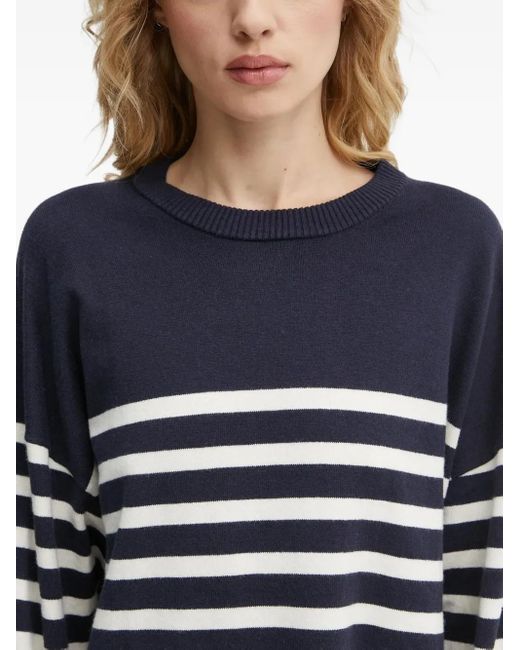 Marc O' Polo Blue Striped Sweater Mini Dress