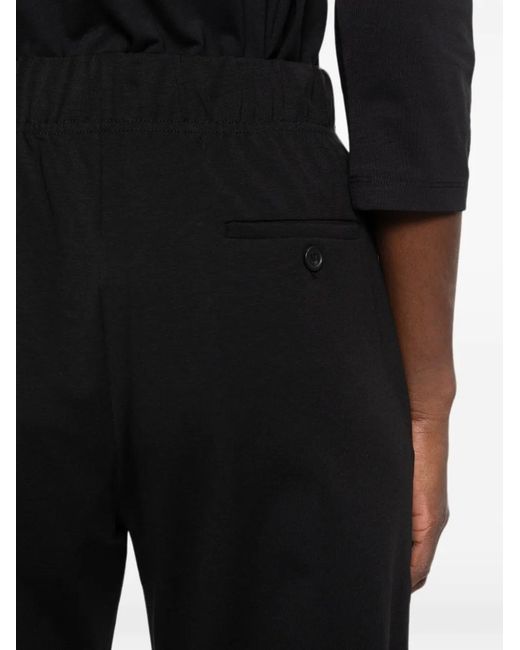 Weekend by Maxmara Black Delfo Elasticated-Waist Trousers