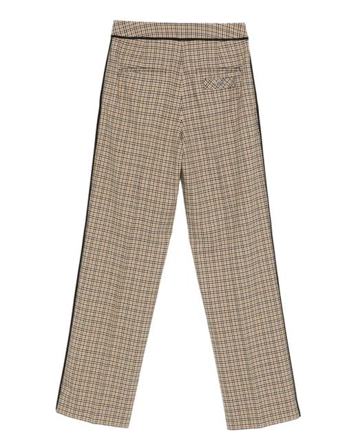 Iceberg Gray Checked Trousers