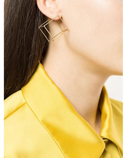 Shihara Metallic Square Earring 25