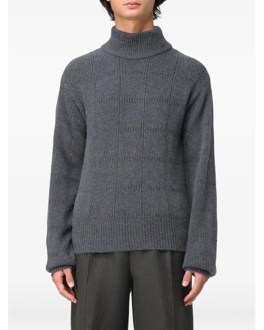 Ferrari Klassischer Kaschmirpullover in Gray für Herren