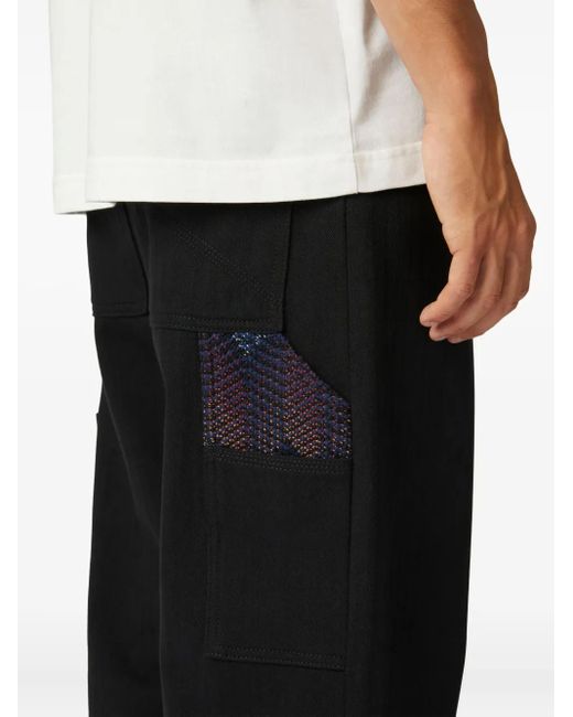 Vaqueros rectos Missoni de hombre de color Black