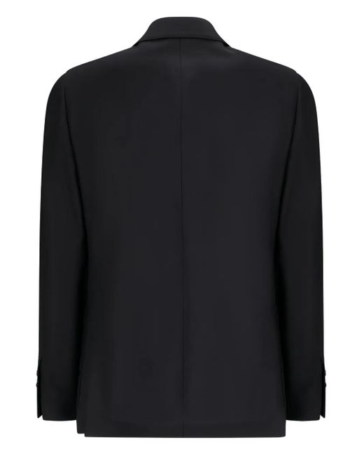 Lardini Black Patch-Pocket Blazer for men