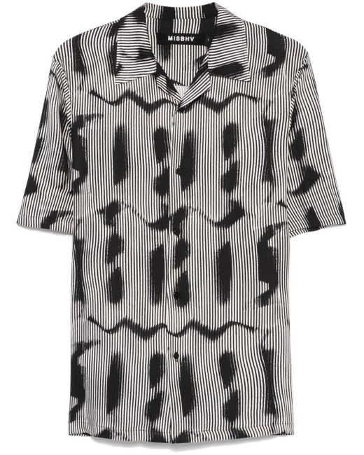 Chemise À Imprimé Graphique M I S B H V pour homme en coloris Gray