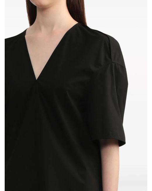 Rick Owens Black Relaxed Fit Short Sleeve T-Shirt
