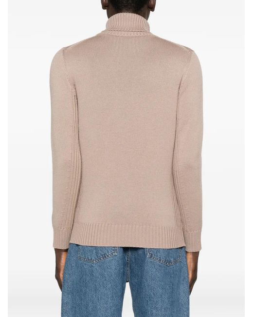 Kangra Natural Roll-Neck Sweater for men