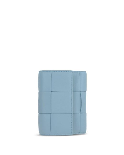 Bottega Veneta カセット 三つ折り財布 Blue