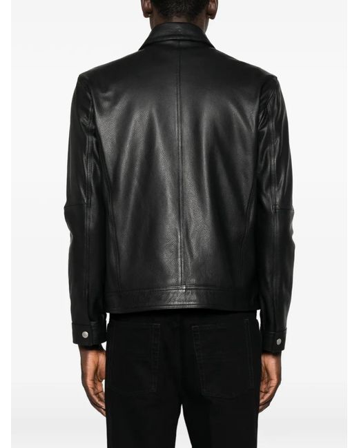 Arma Wani Leren Jack in het Black voor heren