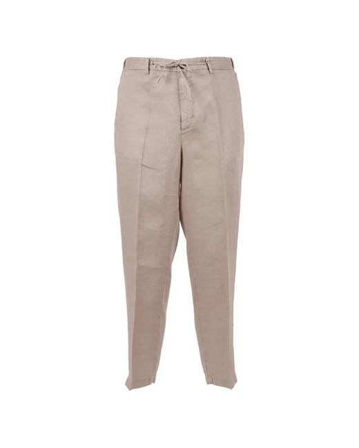Briglia 1949 Natural Drawstring Trousers for men