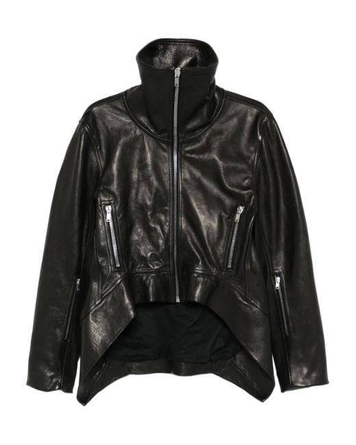 Veste Exploder En Cuir Rick Owens en coloris Black