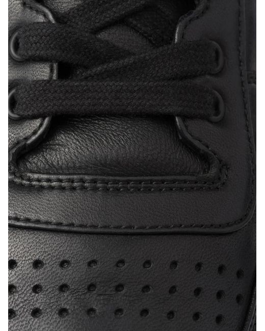 Prada Black Downtown Nappa Leather Sneakers for men