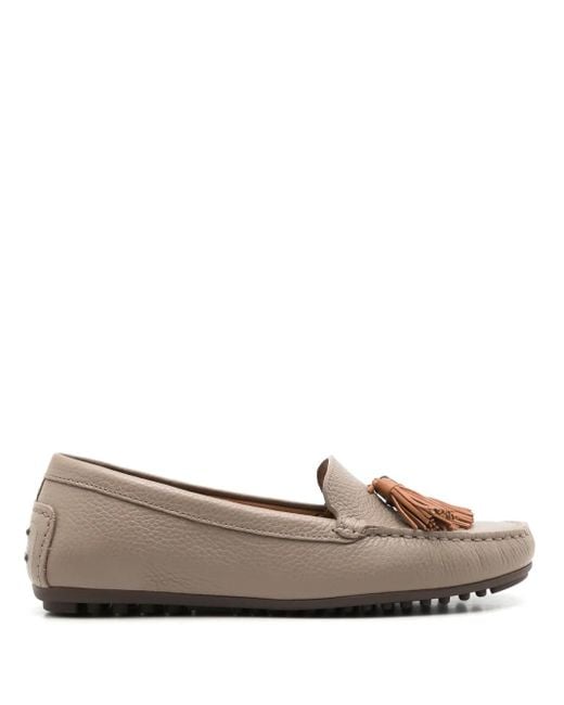 Mocassini Severine Con Nappa di Sarah Chofakian in Brown