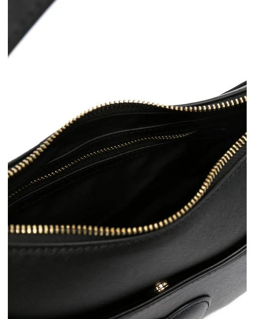 Love Moschino Gray Heart-Patch Shoulder Bag
