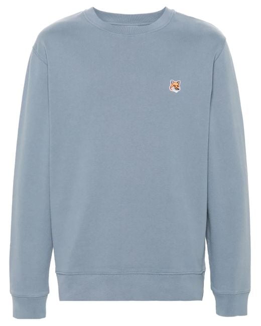 Sweat À Patch Logo Maison Kitsuné pour homme en coloris Blue