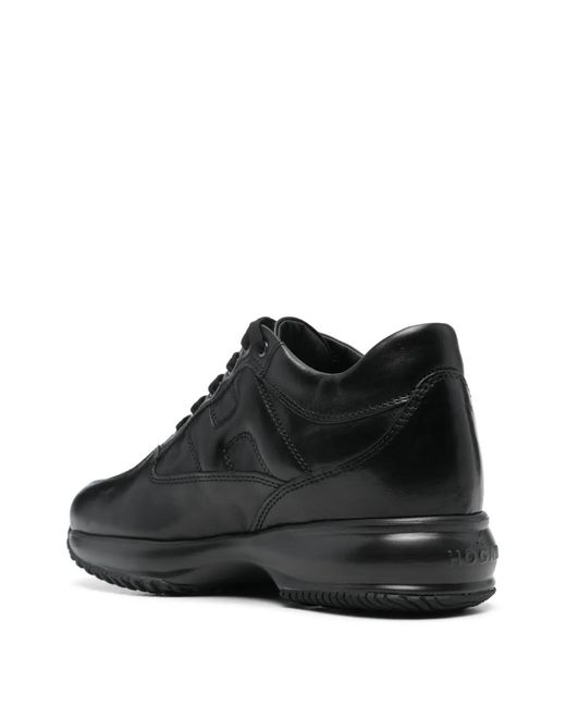 Hogan Black Interactive Sneakers