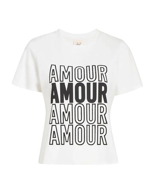 Cinq À Sept White Amour T-Shirt