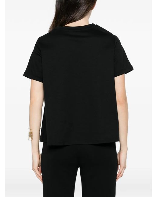Margittes Black A-Line T-Shirt