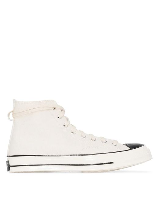 Converse White X Fear Of God Chuck 70 Hi "Natural" Sneakers for men