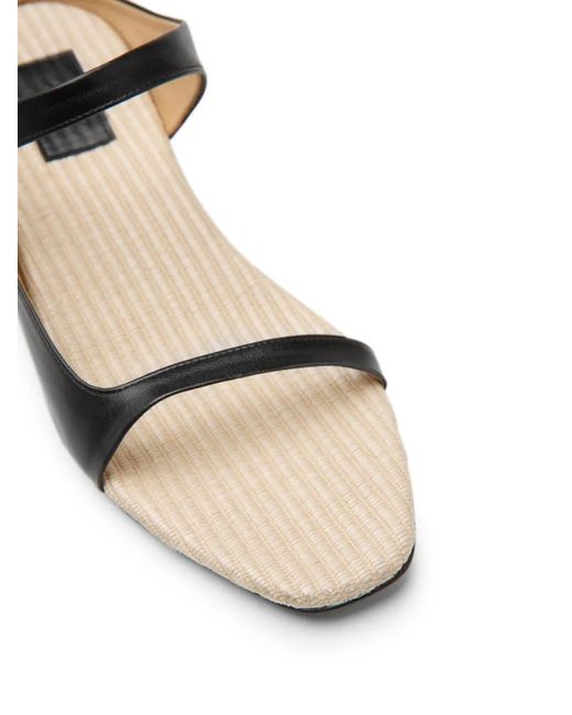 Marsèll White Fiuto Double-Strap Heeled Sandals