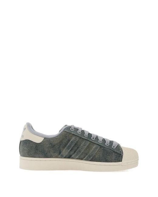 Adidas Blue Superstar Ii Sneakers