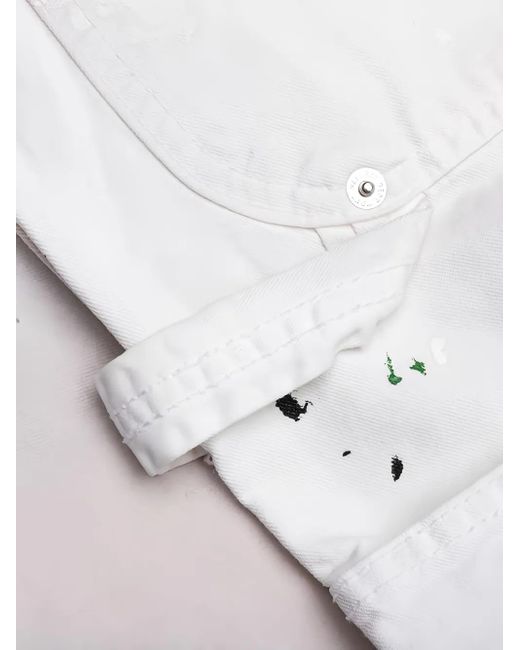 GALLERY DEPT. White Paint-Splatter Jeans